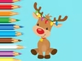 Παιχνίδι Coloring Book: Cute Christmas Reindeer