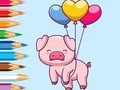 Παιχνίδι Coloring Book: Balloon Pig