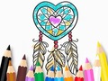 Παιχνίδι Coloring Book: Heart Dreamcatcher
