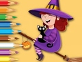 Παιχνίδι Coloring Book: Trainee Witch