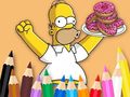 Παιχνίδι Coloring Book: Simpson Doughnut