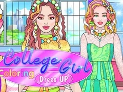Παιχνίδι College Girl Coloring Dress Up
