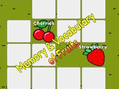 Παιχνίδι Memory & Vocabulary of Fruits
