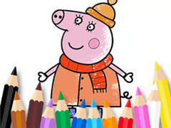 Παιχνίδι Coloring Book: Mommy Pig Winter