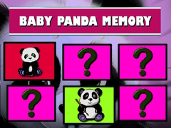 Παιχνίδι Baby Panda Memory