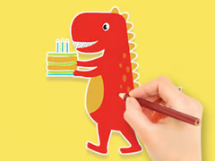 Παιχνίδι Coloring Book: Dinosaur Birthday