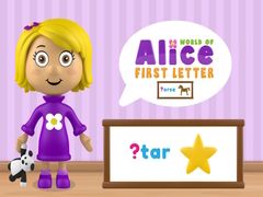 Παιχνίδι World of Alice First Letter