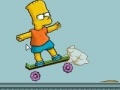 Παιχνίδι Bart on skate