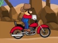 Παιχνίδι Cowboy Mario bike