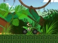 Παιχνίδι Ben 10 in the jungle on a motorcycle