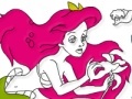 Παιχνίδι The little mermaid online coloring page