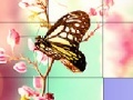 Παιχνίδι Pink butterflies slide puzzle