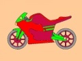 Παιχνίδι Metal motorbike coloring