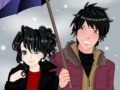 Παιχνίδι Anime Winter Couple Ddress Up Game