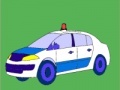 Παιχνίδι Old model police car coloring
