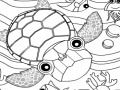 Παιχνίδι Rosy Coloring: Turtle and Friends