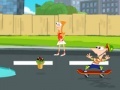 Παιχνίδι Phineas and Ferb: Super skateboard