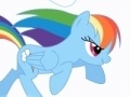 Παιχνίδι Friendship is Magic - Rainbow Dash attack cloud