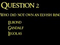 Παιχνίδι Lord of The Rings Quiz