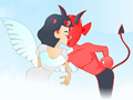 Παιχνίδι Devil and Angel Kissing