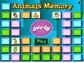 Παιχνίδι In cards with animals on memory