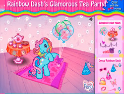 Μου Littel Pony: Raibow Dash`s Glamorous Tea Party.
