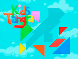 Παιδιά Tangram .