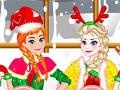 Παιχνίδι Elsa And Anna Christmas Day