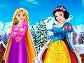 Παιχνίδι Rapunzel And Snow White Winter Dress Up