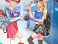 Παιχνίδι Elsa And Rapunzel College Girls