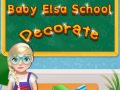 Παιχνίδι Baby Elsa School Decorate