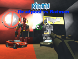 Kogama: Deadpool εναντίον Batman .