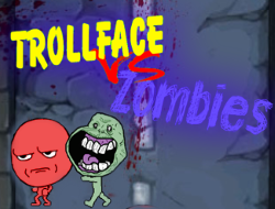 Trollface εναντίον ζόμπι .