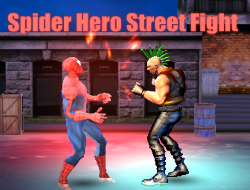 Spider Hero Street Fight