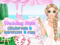 Παιχνίδι Wedding Style Cinderella vs Rapunzel vs Elsa