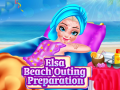 Παιχνίδι Elsa Beach Outing Preparation