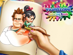 Vanellope βιβλίο ζωγραφικής .
