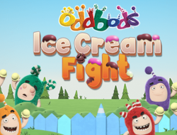Oddbods παγωτό αγώνας.
