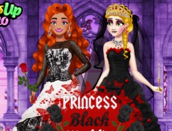 Princess μαύρο νυφικό .