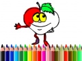Παιχνίδι Back To School: Fruits Coloring
