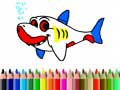 Παιχνίδι Back To School: Shark Coloring Book