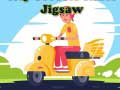 Παιχνίδι City Scooter Rides Jigsaw