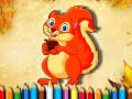 Παιχνίδι Squirrel Coloring Book