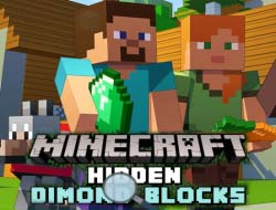Minecraft κρυμμένα μπλοκ διαμαντιών 
