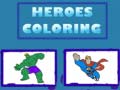 Παιχνίδι Heroes Coloring 