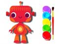 Παιχνίδι Back to School: Robot Coloring Book