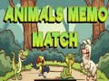Παιχνίδι Animals Memo Match