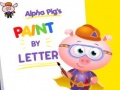 Παιχνίδι Alpha Pig's Paint By Letter