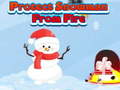 Παιχνίδι Protect Snowman From Fire