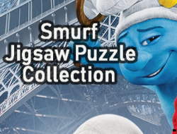 Συλλογή παζλ Smurf .